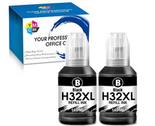Faslvink 32XL Ink 2-pack Black Ink Refill Ink In Box New Sealed picture