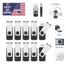 Kooton 1/5/10pack 32GB Metal USB 2.0 Flash Drive Metal Swivel Memory Storage lot picture