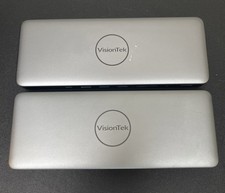 Lot of 2** VisionTek VT2600 USB-C Multi 3x Display Docking Station- Grade C picture