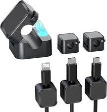 6 Pack Self Adhesive Mangetic Cable Clips, Cable Mangement, Cord Holder, Organiz picture