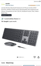 New Send a 7-color Backlit Wireless keyboard picture