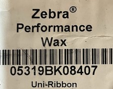 Zebra 05319BK08407 Ribbon 84mm X 74M 3.31