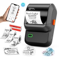 Phomemo M100 Portable Thermal Label Printer Bluetooth Barcode Label Printer Lot picture