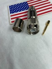 TNC Male Crimp for RG8 LMR400 RG213 RF cable connector USA picture