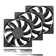80mm Slim Quiet Computer Fan 12v 80mm X80mm X15mm Silent Pc Fan 4pin Pwm For Com picture