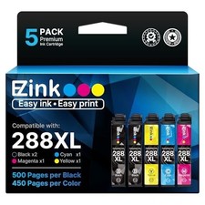 E-Z Ink Cartridges 5PK (2BK/C/M/Y) for Epson XP-330/340/430/434/440/446/440 picture