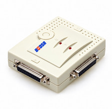 Auto Printer Switch 2 PCs to 1 Printer 2x DB25 Input to DB25 Output LPT Parallel picture