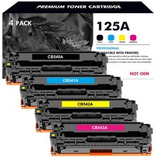 4 x 125A Toner for HP CB540A CB541A CB542A CB543A Color Laserjet CP1515n CP1518 picture