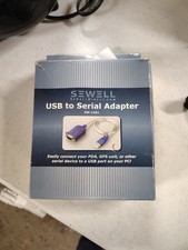 SEWELL INSTACOM, USB to Serial Adapter 2' with Posts (SW-1301)  + CD  -NEW picture