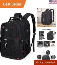 Stylish 50L Waterproof Backpack with USB Port - Perfect for College & Business picture