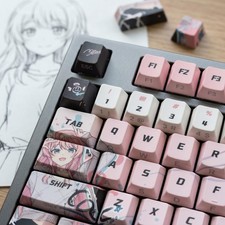 Chihaya Anon: Backlit Anime PBT Keycap Set, Mechanical Keyboard Gamer Gift picture
