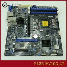 FOR ASUS P12R-M/10G-2T DDR4*4 128GB LGA1200 VGA U ATX Ｍotherboard Test OK picture
