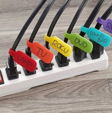 30pcs Wire Markers - Writable Cable Labels with Hook, Loop for Easy Organization picture