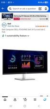 Dell Pro Plus P3424wE 34  Class UW-QHD Curved Screen LED Monitor - 21:9 - TAA Co picture