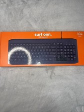 Surf Onn 100009052 USB Wired Full-Size Computer Keyboard 104-Key, 5ft Cord picture