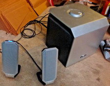 Zylux/Dell A525 2.1ch Complete Computer Speaker Subwoofer System TESTED WORKING picture