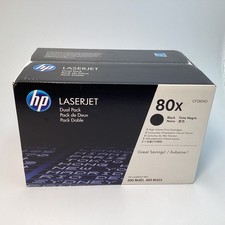HP 80X CF280XD Black Toner Cartridge Dual Pack - New / Sealed / Exp 09/2022 picture