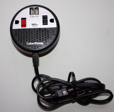 CyberPower Power Inverter 160 Watt Peak 2 AC Outlets & 2 USB Ports. CPS160PPB2U picture