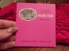 VTG 1962 IBM Study Club 38th Season picture