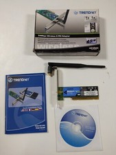 TRENDnet 54Mbps PCI Adapter 802.11b/g 2.4GHz WPA-PSK 64/128-Bit TEW-423PI  picture