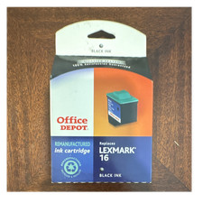 Office Depot Black Inkjet Cartridge for Lexmark 16 ODL16 picture