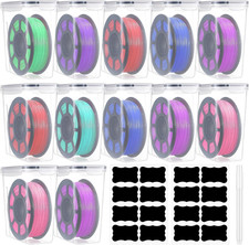12 Pcs Large Filament Storage Box with Lids 3D Printer Dryer Clear Box Portable picture