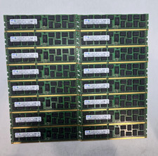 [LOT OF 16] Samsung 8GB 2Rx4 PC3-10600R Server RAM  FAST  c picture