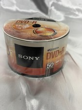Sony DVD-R 4.7GB 120 Min 16X DVD-R Blank Media Disc 50 Pack Factory Sealed picture
