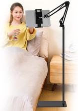 Universal Tablet Floor Stand Adjustable Metal Rotatable 4.7 to 12.9 Inch Devices picture