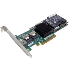 LSI MR SAS 8708EM2 3Gb/s PCIe x8 RAID Controller L3-01144-10A +BBU FP picture