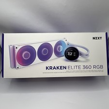 NZXT Kraken Elite 360 RGB 360MM AIO Liquid Cooler 2025 - White picture