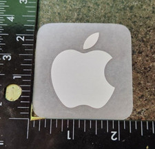 10 Apple OEM Sticker White Logo iphone iPod iPad iMac Mac Bumper Window Decal 5 picture