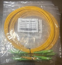 LOT of 10X Optic Fiber Jumper SC/APC-SC/APC SM SX 3.0mm LSZH 3M /PVC picture
