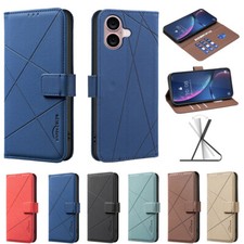 Luxury Magnetic Leather Wallet Cover Case for 16 Pro Max 11 12 13 14 15 XR 16E picture