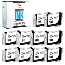 10PK CMYi Epson Black 98 Ink Cartridge Replacement for Artisan 700 710 725 730 picture