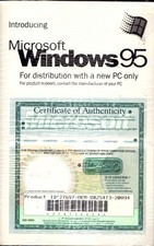 Microsoft Windows 95 Factory Sealed CD picture