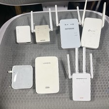 Netgear Linksys Tp-link WiFi Range Extenders Lot Of 7 picture