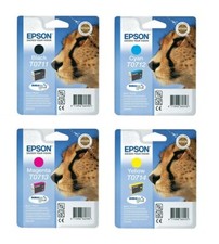 4x Genuine Ink EPSON T7015 Stylus SX Office B40W BX300 BX310 BX600 BX610 F FW picture