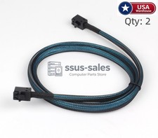 2PCS 1M SFF-8643 to SFF-8643 Cable 12Gbps Mini SAS HD Internal Connection Cord picture