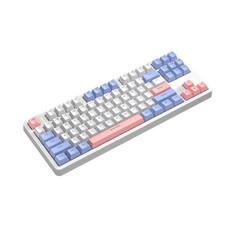G87 Wired Mechanical Keyboard 87 Key RGB Hot Swap Noya Silver Switch picture