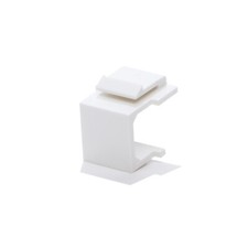 100pcs Snap-in Keystone Blank Insert for Wall Plate White picture