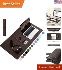 Elegant Non-Slip Leather Desk Pad 31.5