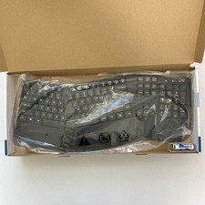 Insignia - Full-Size Wireless Ergonomic Membrane Keyboard - Black picture