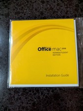 Microsoft Office Mac 2008 Home and Student Edition New Sealed picture