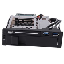 Dual Bay 3.5 + 2.5 Inch III Hard Drive HDD & SSD Tray Caddy Internal CHU picture