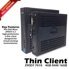 Dell Wyse Z90D7  7010 Thin Client AMD GT56N 165GHz 4GB RAM 16GB RP25J G2U picture