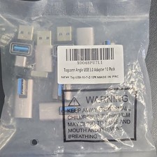 Togconn Right Angle USB 3.0 A Male to A Female Adapter 10 Pack, Silver picture