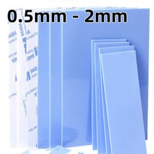 0.5mm - 2mm Adhesive Heatsink Cooling Thermal Conductive Silicone Pads Thick picture