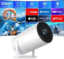 4K Mini Projector 8000 Lumens 1080P 5G WiFi Bluetooth Video Home Theater Remote picture