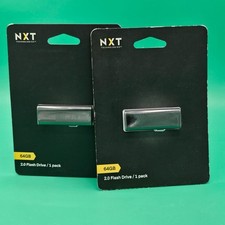 NXT 64GB USB 2.0 Flash Drive Portable Storage BRAND NEW SEALED Lot Of 2 2019 picture
